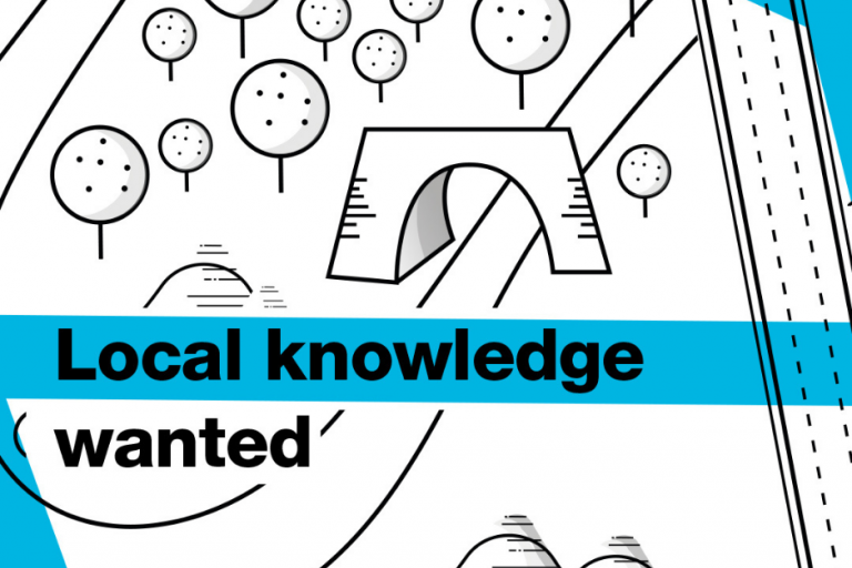 Image with the text 'Local Knowledge Wanted'