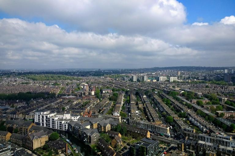 An aerial view of North Kensington