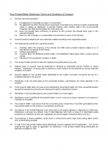 Free Printed Matter Terms and Conditions of consent