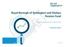 Pension Fund Actuarial Valuation Report 2016