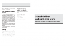School children and part-time work - Information for employers