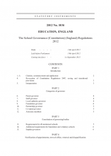 The School Governance (Constitution) (England) Regulations