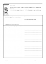Near beer directors - Application on behalf of company or other organisation