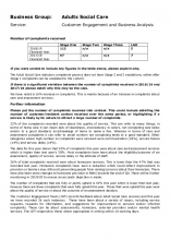 Appendix A - Complaints data collection 2018-19