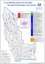Local authority schools map