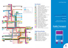 Bus route and spider map