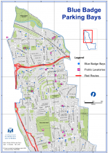 Blue Badge Parking Bays map