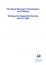 Strategy for supported housing 2015 to 2020