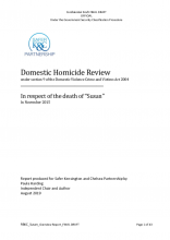Domestic Homicide Review into the death of Susan 2015