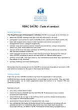 RBKC SACRE MEMBERS - Code of conduct