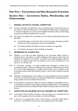 Part 5 Section 1 and 2 - Committees and Non-Executive Functions (Dec 2021)