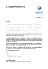 Letter from Cllr Elizabeth Campbell to Barry Quirk