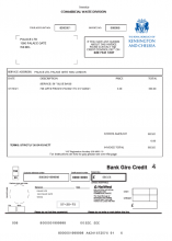 Example of Commercial Waste Invoice