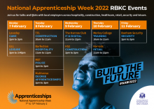 National Apprenticeship Week Timetable
