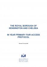Primary School Fair Access Protocol