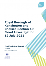 Chelsea Section 19 Flood Investigation: 12 July 2021 - Final Technical Report