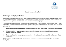 E-scooter Equality Impact Assessment 