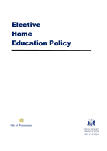  Elective Home Education Policy