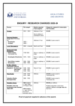 Research and service fees