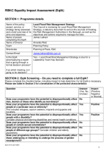 Equalities Impact Assessment