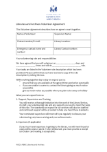 Volunteer Agreement