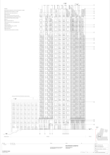 Earls Court ECD-EC05-T1-MLA-07-ZZ-DR-A-053151-EC05 Proposed GA Elevation - Tower West