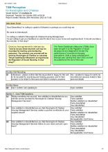 RBKC TSM Perception Questionnaire