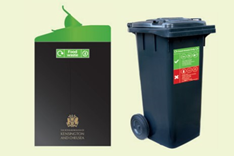 Bins provided for estates and blocks of flats